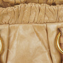 Miu Miu Vitello Beige Satchel Bag