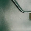 Valextra Iside Green Leather Handbag