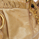 Miu Miu Vitello Beige Satchel Bag