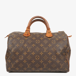 Louis Vuitton Speedy 30 Monogram Canvas Handbag
