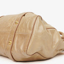 Miu Miu Vitello Beige Satchel Bag