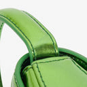 Diesel Green Metalic Mirrored Leather 1DR-XS-S Mini Bag