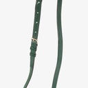 Valextra Iside Green Leather Handbag