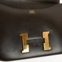 Hermès Constance 23 Vintage In Brown Box Calf With Gold Hardware, 1978