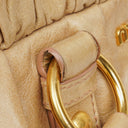 Miu Miu Vitello Beige Satchel Bag