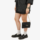 Christian Dior Black Honeycomb Chain Shouder Bag