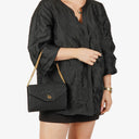 Christian Dior Black Honeycomb Chain Shouder Bag
