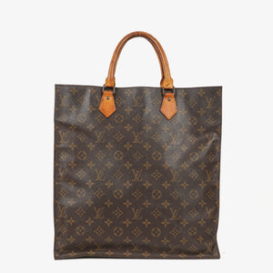 Louis Vuitton Sac Plat Monogram Canvas Bag