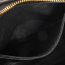 Sac appareil photo vintage Chanel en cuir matelassé noir avec ferrures plaquées or 24 carats