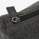Prada Gray Wool Cosmetic Case