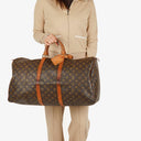 Louis Vuitton Keepall 55 Monogram Canvas Travel Bag
