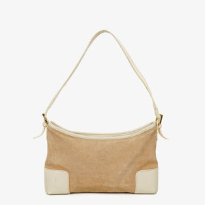 Loewe Anagram Suede Shouder Bag