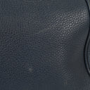 Gucci Bamboo Shopper Blue Leather Satchel Small Bag