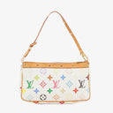 Louis Vuitton Takashi Murakami Pochette Accessoire Multicolor Clutch Handbag