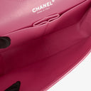 Chanel Jumbo Classic Double Flap Patent Quilted Leather With Silver-tone Hardware