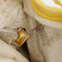 Chanel Yellow Lambskin Bucket Bag With Contrast Stitching And Drawstring, 2005-2006