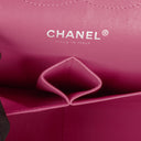 Chanel Jumbo Classic Double Flap Patent Quilted Leather With Silver-tone Hardware