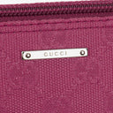 Gucci Mini Baguette Pochette Boat Pink GG Monogram Bag