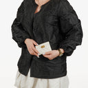 Chanel Boy Vit Kaviar Quiltad Kortfodral