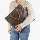 Louis Vuitton Sac Plat Monogram Canvas Bag