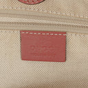 Gucci Beige/Pink Diamante Canvas Sukey Shoulder Hobo Bag