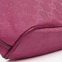 Gucci Mini Baguette Pochette Boat Pink GG Monogram Bag
