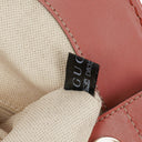Gucci Beige/Pink Diamante Canvas Sukey Shoulder Hobo Bag