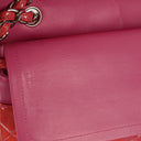 Chanel Jumbo Classic Double Flap Patent Quilted Leather With Silver-tone Hardware