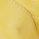 Chanel Yellow Lambskin Bucket Bag With Contrast Stitching And Drawstring, 2005-2006