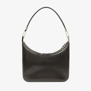 Gucci Brown Leather Shoulder Hobo Bag