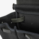 Hermes Herbag Noir Canvas Vache Hunter MM 2 In 1 Bag