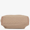 Gucci Beige/Pink Diamante Canvas Sukey Shoulder Hobo Bag