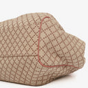 Gucci Beige/Pink Diamante Canvas Sukey Shoulder Hobo Bag