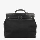 Hermes Herbag Noir Canvas Vache Hunter MM 2 In 1 Bag