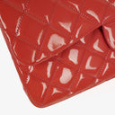 Chanel Jumbo Classic Double Flap Patent Quilted Leather With Silver-tone Hardware