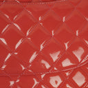 Chanel Jumbo Classic Double Flap Patent Quilted Leather With Silver-tone Hardware