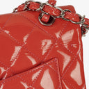 Chanel Jumbo Classic Double Flap Patent Quilted Leather With Silver-tone Hardware