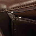 Sac à rabat complet classique Chanel en agneau matelassé marron avec ferrures plaquées or 24 carats