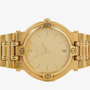 Gucci 9200M Round Gold-Tone Stainless Steel