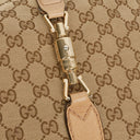 Gucci Beige GG Canvas New Jackie Hobo Bag