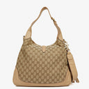 Gucci Beige GG Canvas New Jackie Hobo Bag