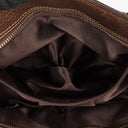 Coach Hampton Brown Pebled Leather Bag