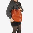 Louis Vuitton Noe Grande Brown EPI Leather Shoulder Bag