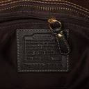 Coach Hampton Brown Pebled Leather Bag