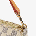Louis Vuitton Pochette Accessoires Damier Azur Clutch Handbag