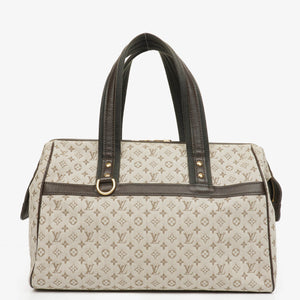 Louis Vuitton Brown Josephine GM Monogram Mini Lin Canvas Bag