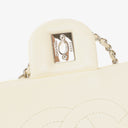 Chanel Chevron Quilted Leather Shoulder Bag With Silver-Tone Hardware