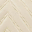 Chanel Chevron Quilted Leather Shoulder Bag With Silver-Tone Hardware