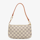 Louis Vuitton Pochette Accessoires Damier Azur Clutch Handbag