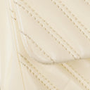 Chanel Chevron Quilted Leather Shoulder Bag With Silver-Tone Hardware